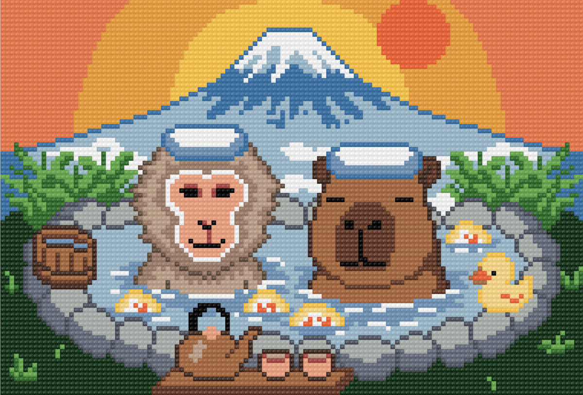 Hot Spring Retreat | Pixel Charted