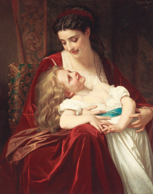 Maternal Affection | Hugues Merle