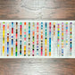 Scroll Of Colors All  447 DMC Colors Plus Special Drills | Ready To Ship