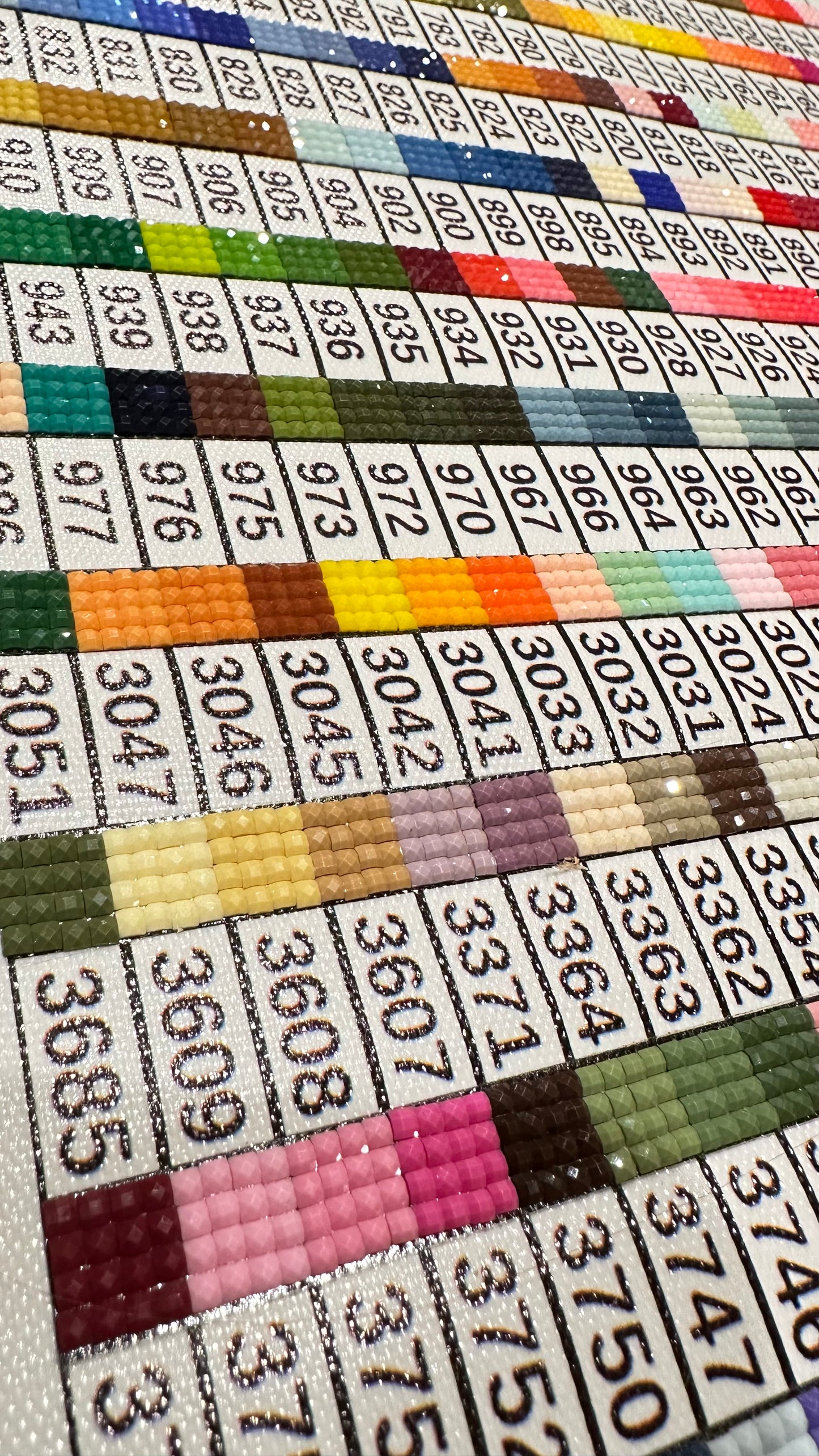 Scroll Of Colors All  447 DMC Colors Plus Special Drills | Ready To Ship