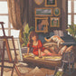 Artist In Her Habitat | Pixel Charted | Ready To Ship