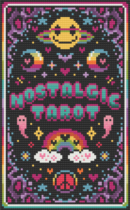 Nostalgic Tarot | Pixel Charted | Back