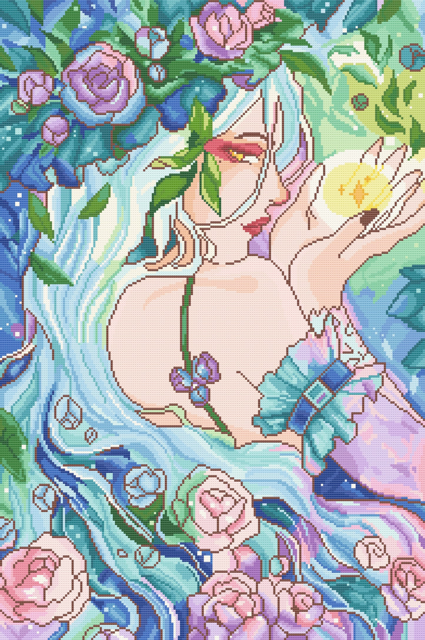 Casting Spells | Pixel Charted | Ready to Ship