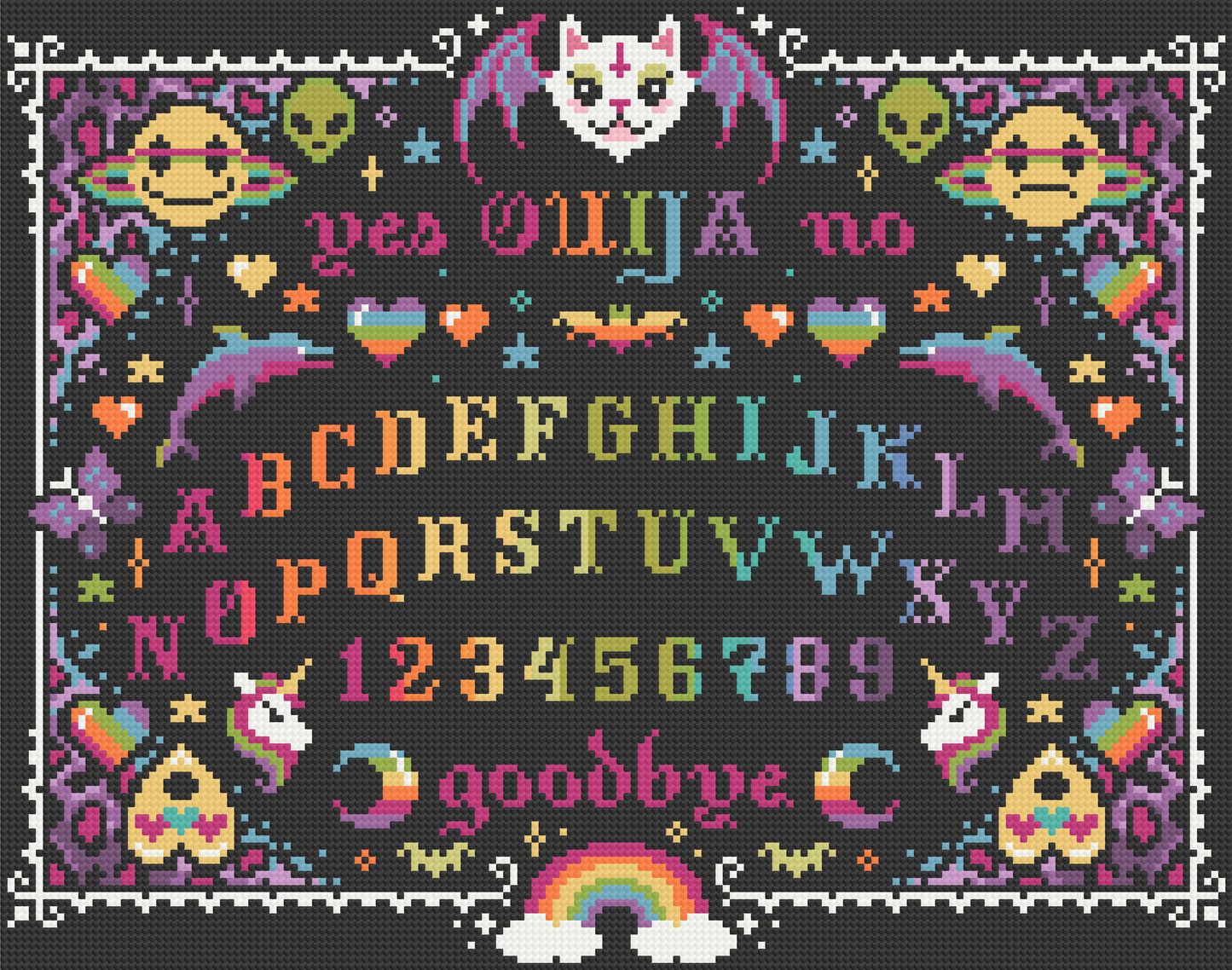Nostalgic Ouija | Pixel Charted
