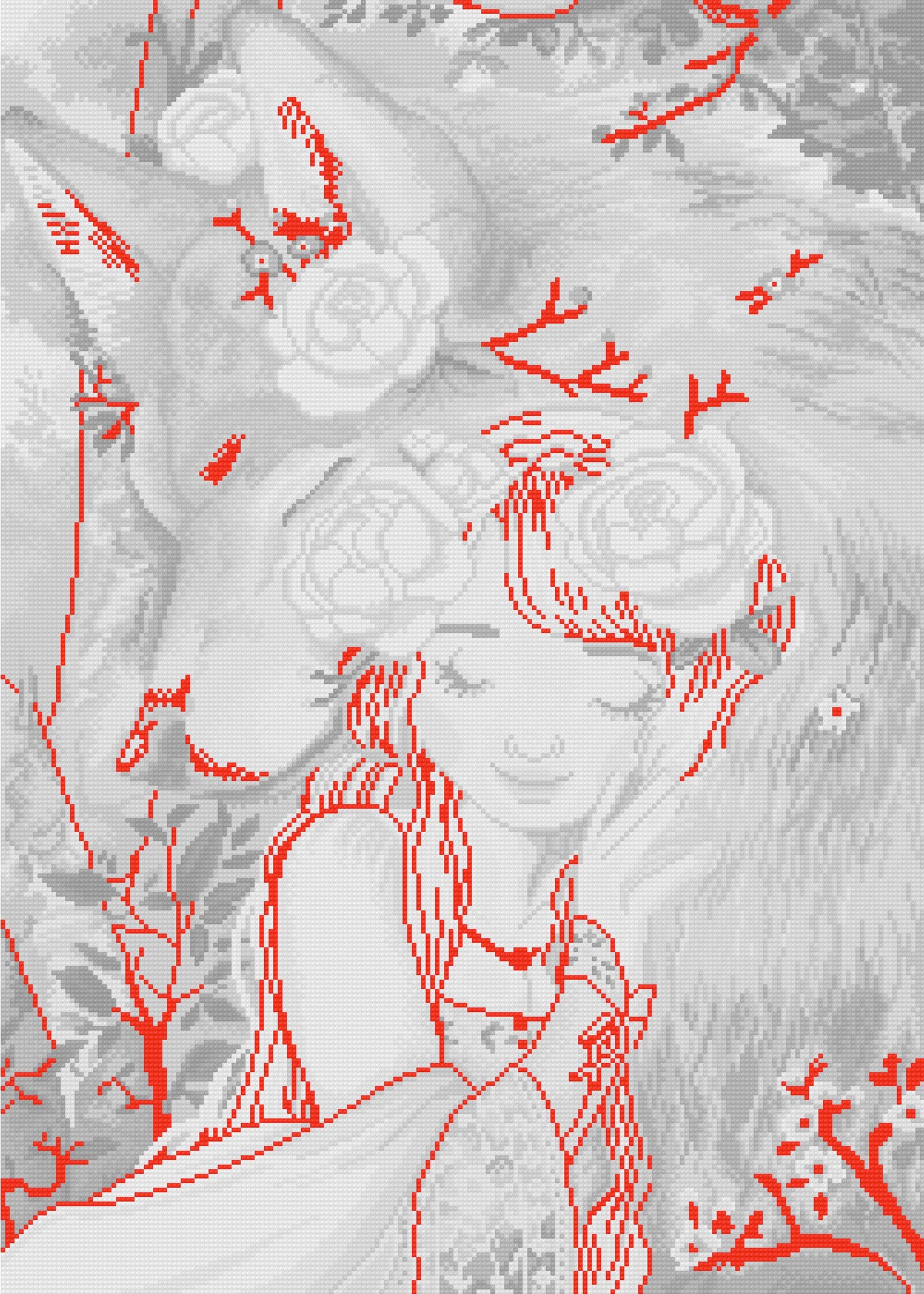 Heart Of The Forest | Pixel Charted| Ready To Ship
