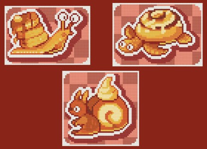 Breakfast Friends | Minis | Pixel Charted