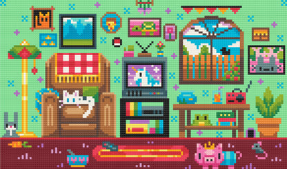 Saturday Mornings | Pixel Charted | Ready To Ship