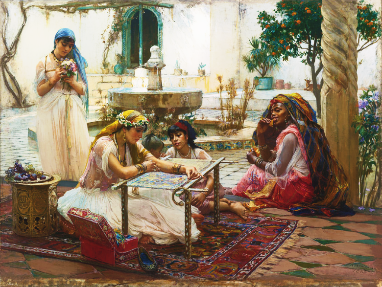 Four Women | Frederick Arthur Bridgman
