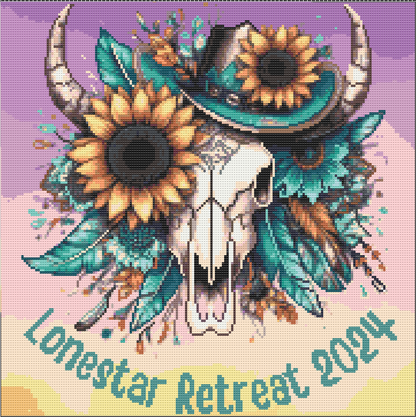 Custom "The Lonestar Retreat" Cross Stitch