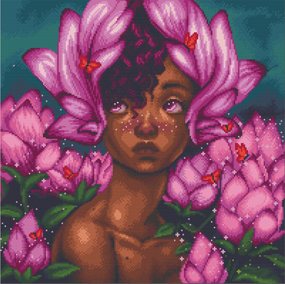 Flowers | Pixel Charted | Ready To Ship