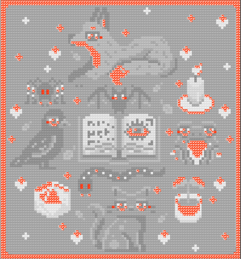 Find A Familiar | Pixel Charted | Ready To Ship
