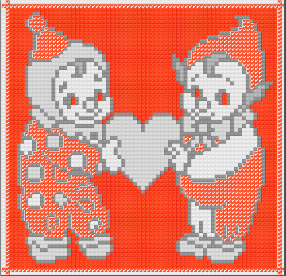 Clown Cuties | Pixel Charted