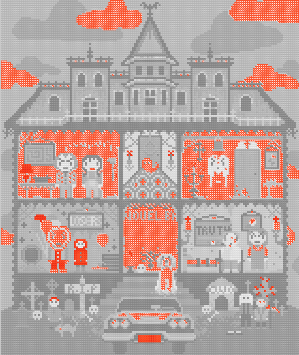 King's Horror House | Pixel Charted