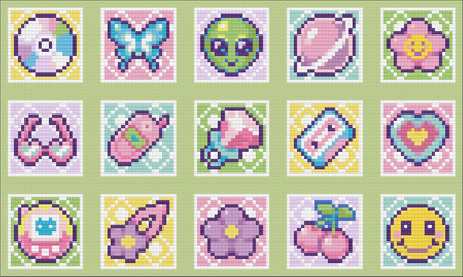 Y2K | Minis | Pixel Charted