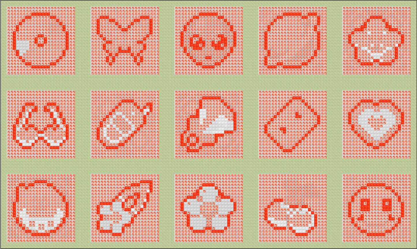 Y2K | Minis | Pixel Charted