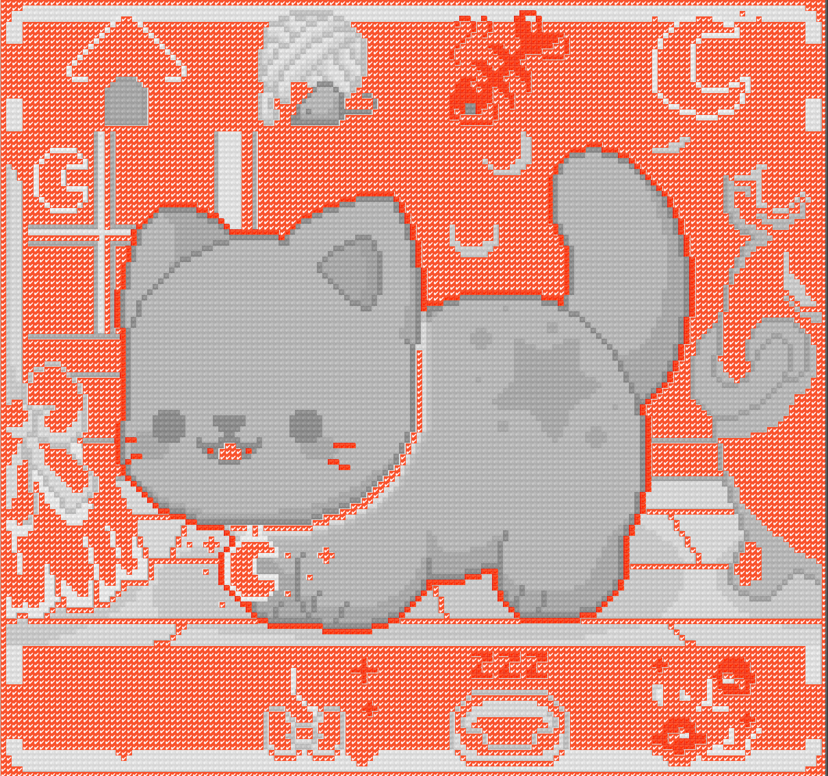Mini Magic Cat Pocket Nugget | Pixel Charted