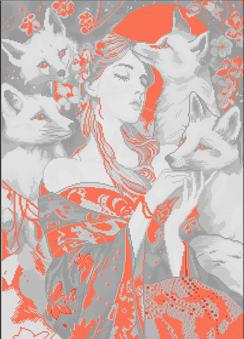 Enchanted Frost | Pixel Charted | Ready Too Ship
