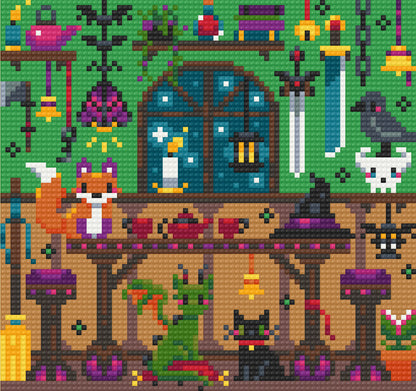 Bats and Bells, Teas and Spells | Pixel Charted