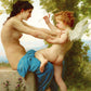 A Young Girl Defending Herself Against Eros | William-Adolphe Bouguereau | JadedGemShop X SingleAndPlacing