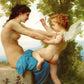 A Young Girl Defending Herself Against Eros | William-Adolphe Bouguereau | JadedGemShop X SingleAndPlacing
