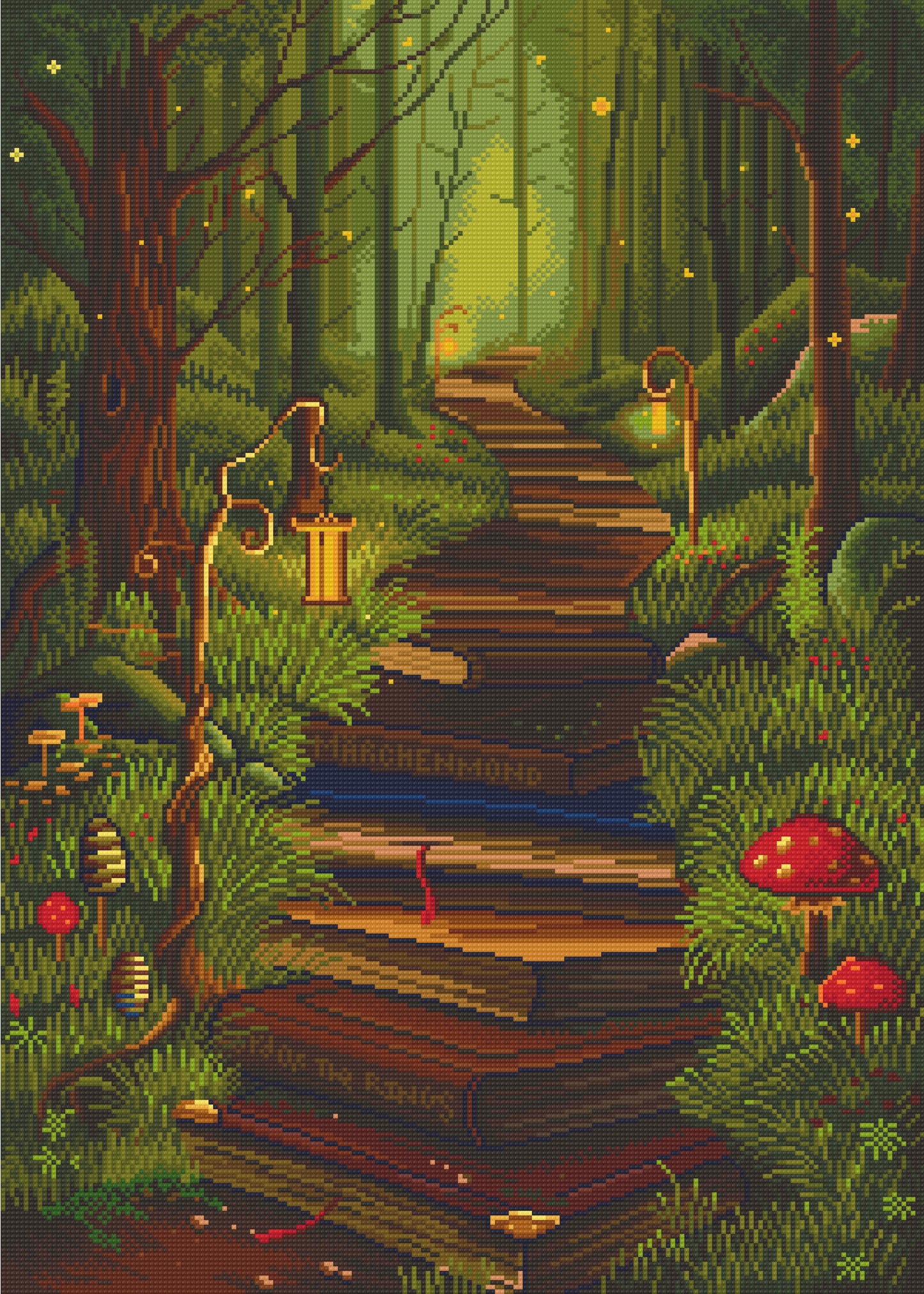The Reader's Path | Pixel Charted | Ready To Ship