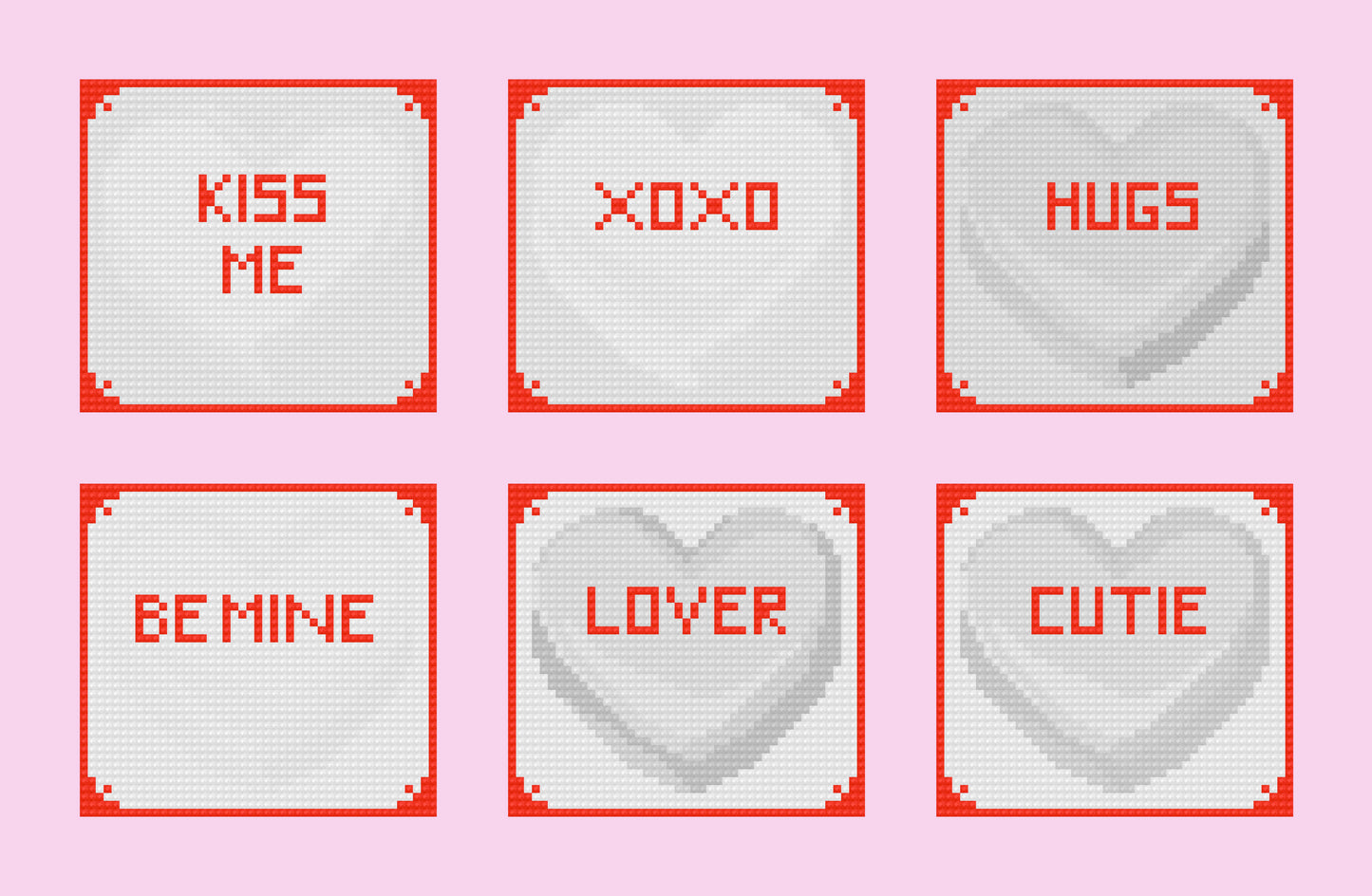 Sweet | Minis | Pixel Charted | Ready To Ship