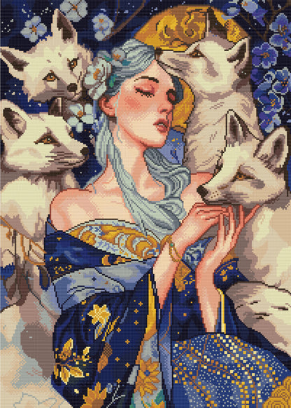 Enchanted Frost | Pixel Charted | Ready Too Ship