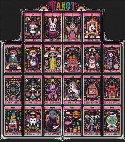 Nostalgic Major Arcana | Pixel Charted | Expert Sized XXL Kit