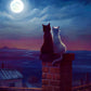 Cats On A Roof