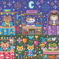 Night Market | Pixel Charted | Ready to Ship