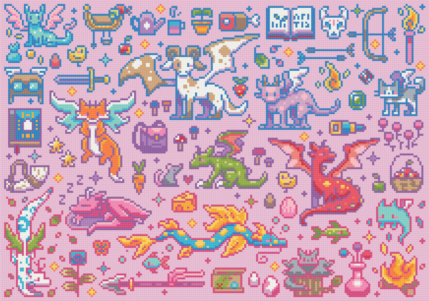 Dragon Adventure | Pixel Charted
