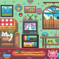 Saturday Mornings | Pixel Charted | Ready To Ship