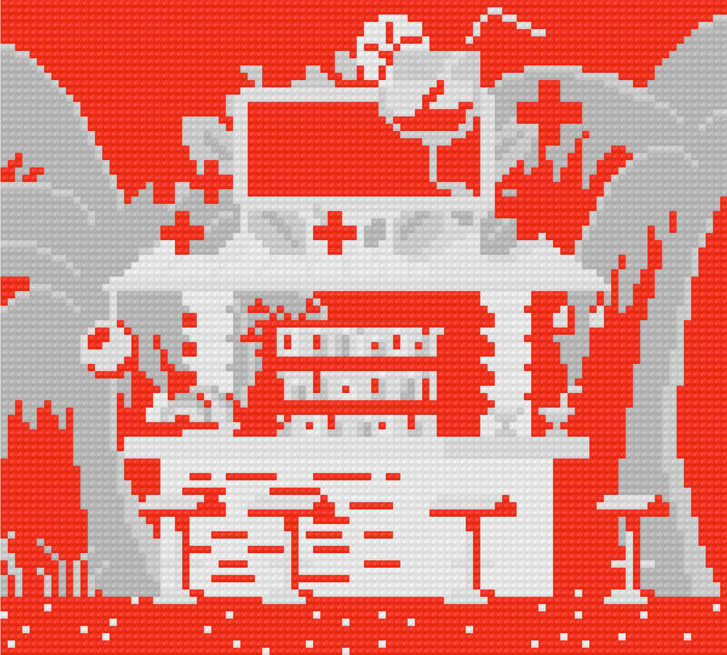 Tiki Bar | Pixel Charted  | Ready To Ship
