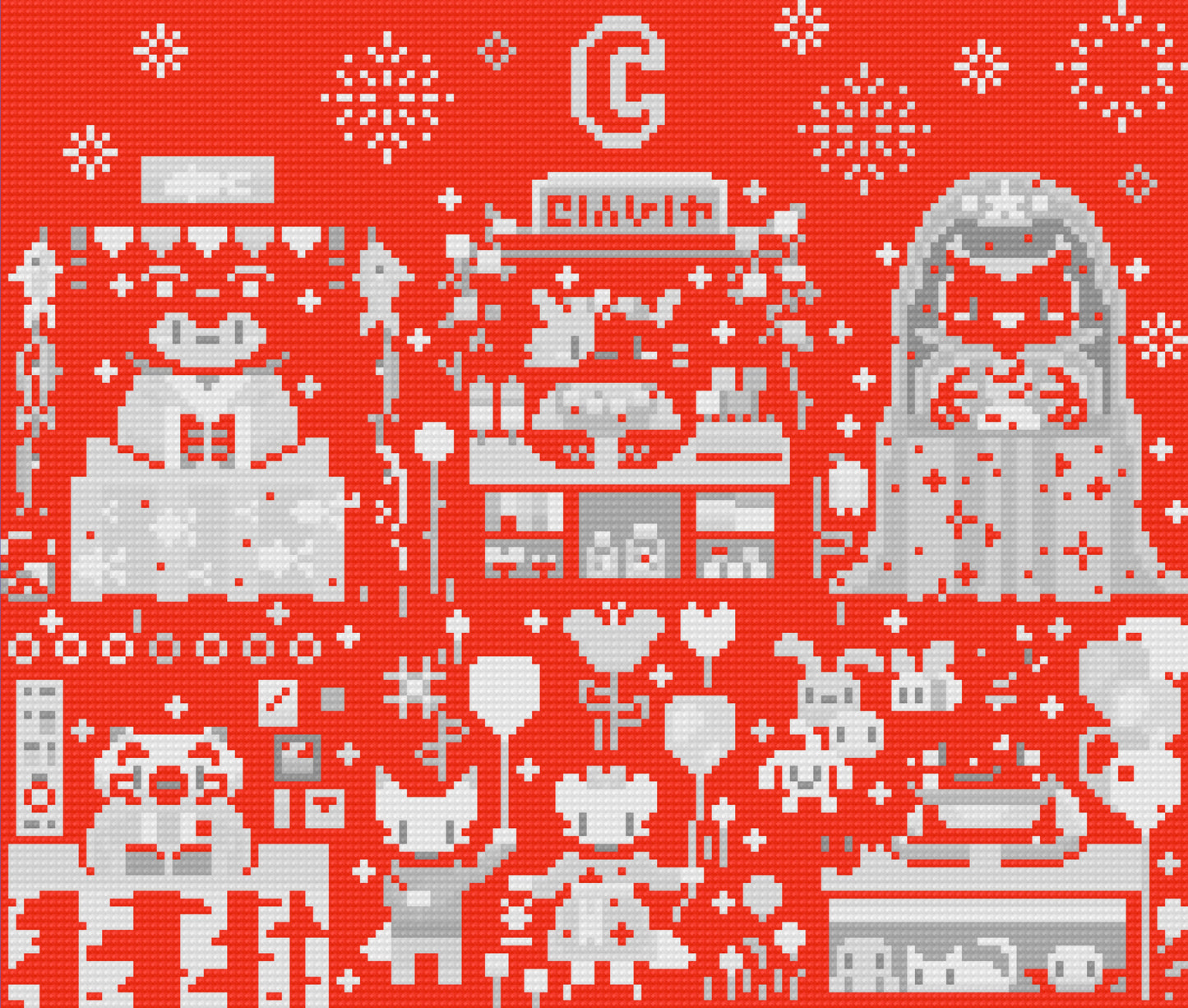 Night Market | Pixel Charted | Ready to Ship