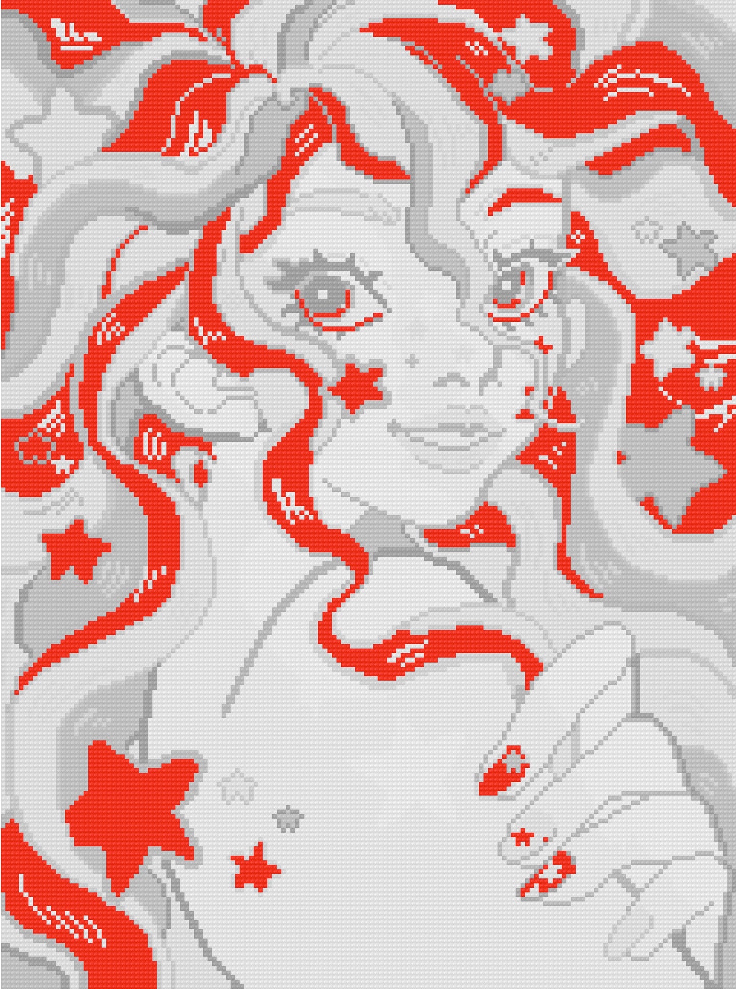 Kaleidoscopic Cutie | Pixel Charted | Ready To Ship