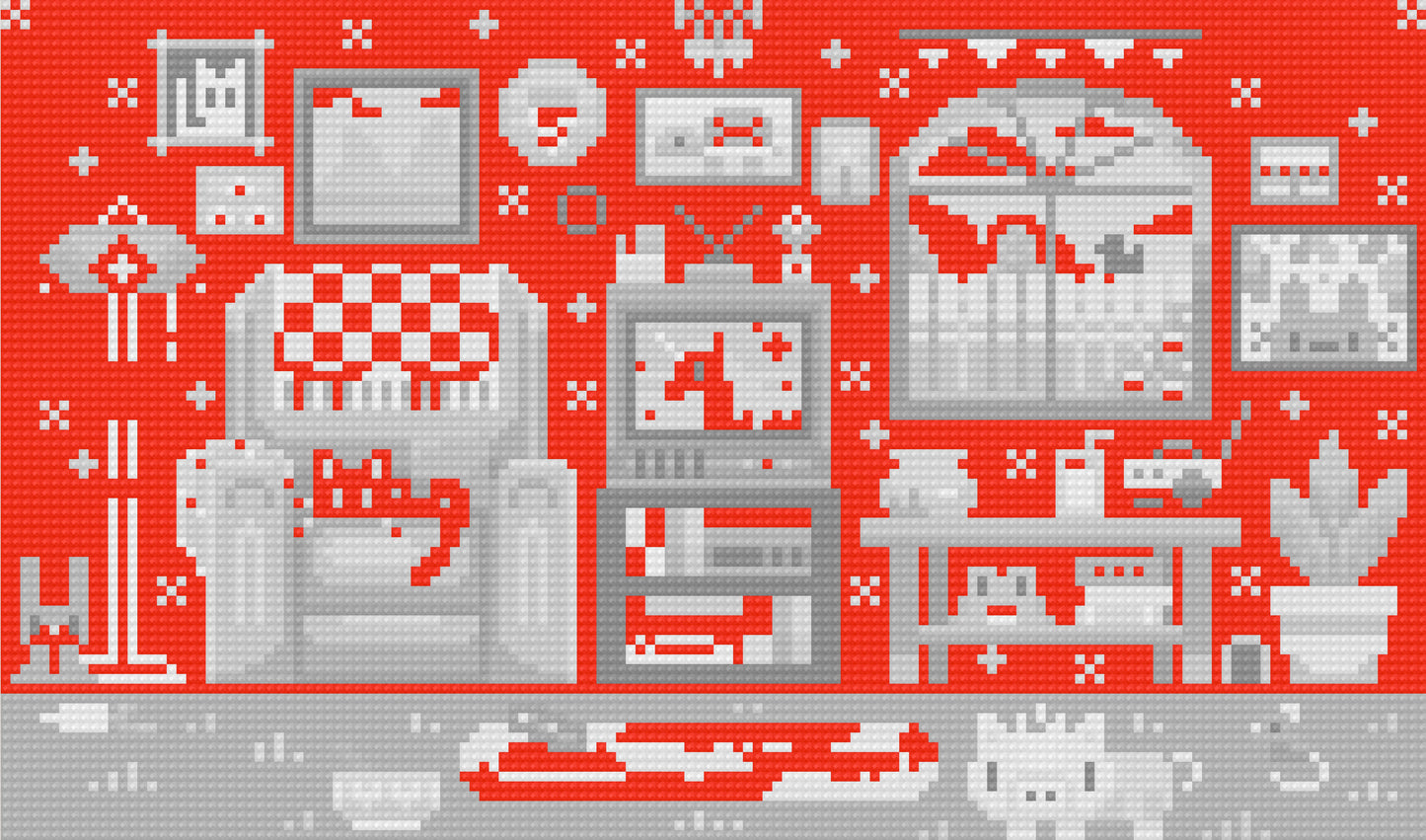Saturday Mornings | Pixel Charted | Ready To Ship