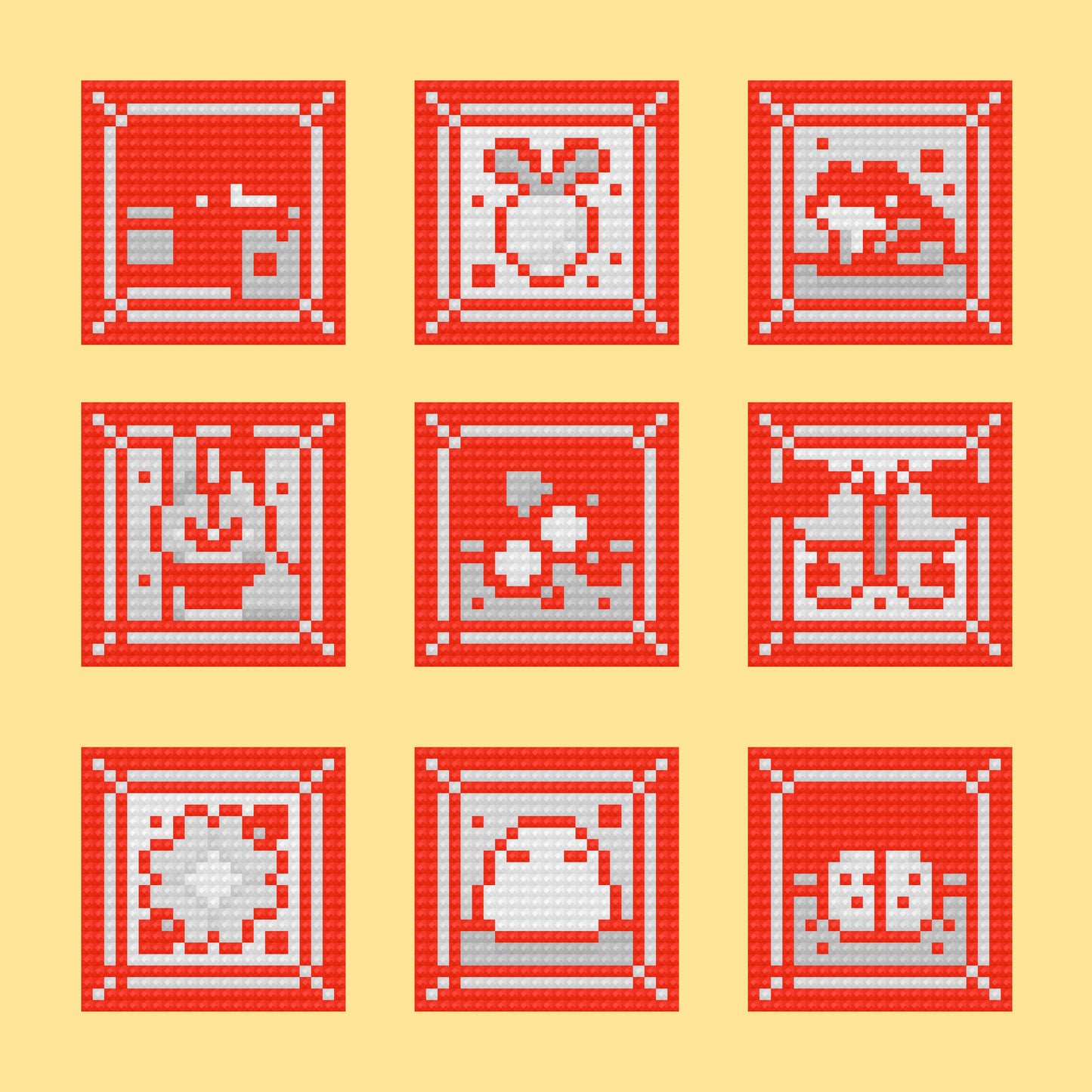 Spring | Minis | Pixel Charted