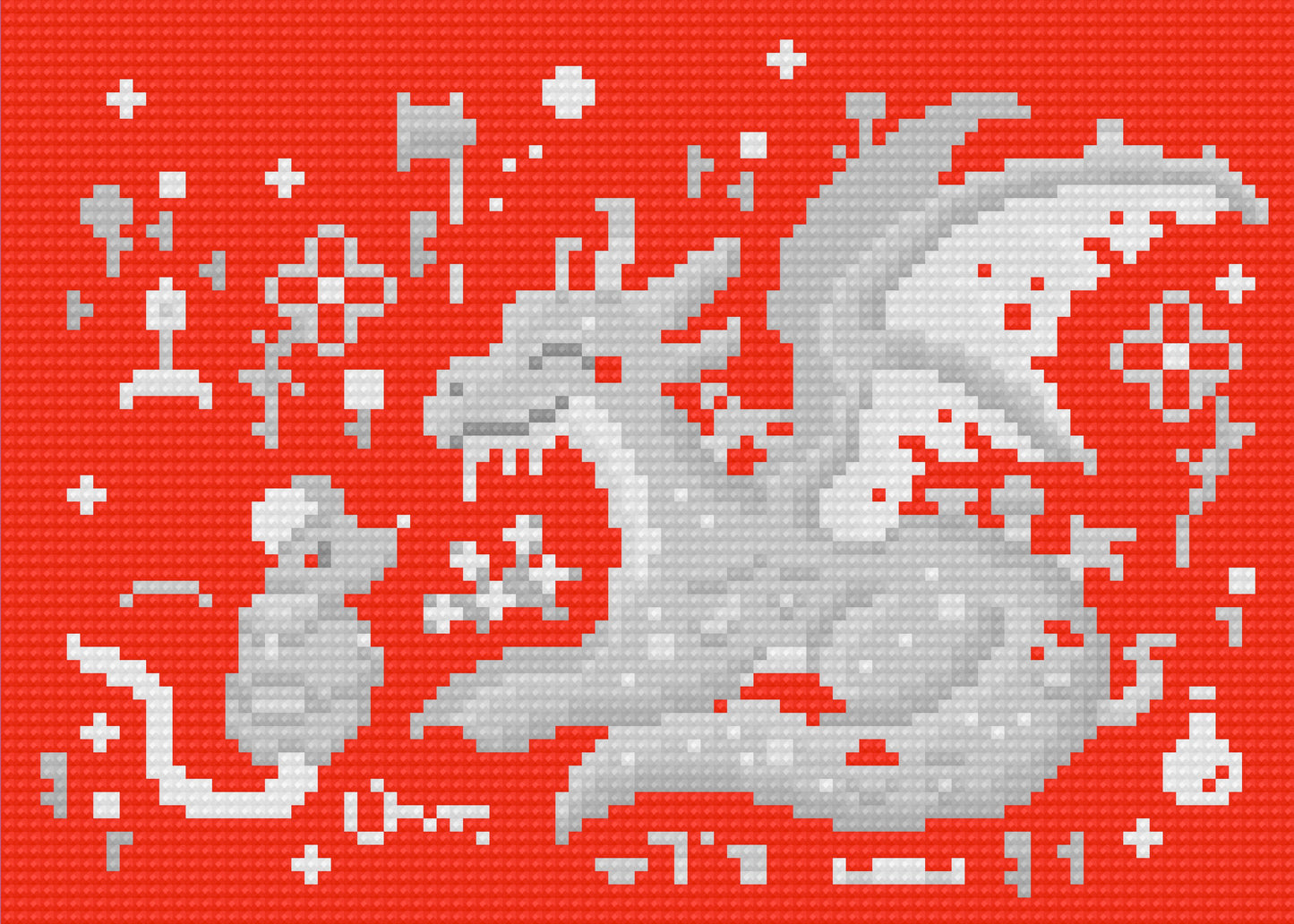 Tales of the Swamp Dragon | Pixel Charted | Ready to Ship