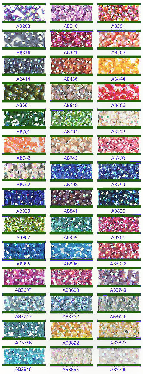 Aurora Borealis AB Drill set 5G DMC RESIN Diamond Painting Drills | Ready to Ship