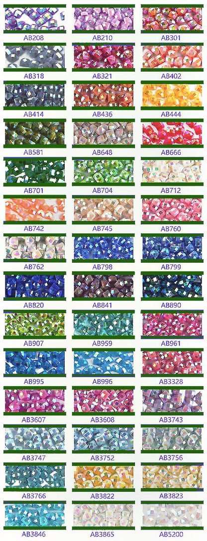 Aurora Borealis AB Drill set 5G DMC RESIN Diamond Painting Drills | Ready to Ship
