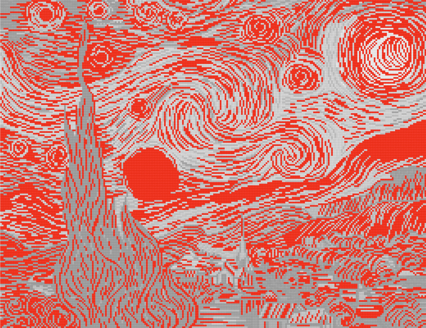 Starry Night | Pixel Charted | Ready to Ship