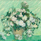 Vase with Pink Roses