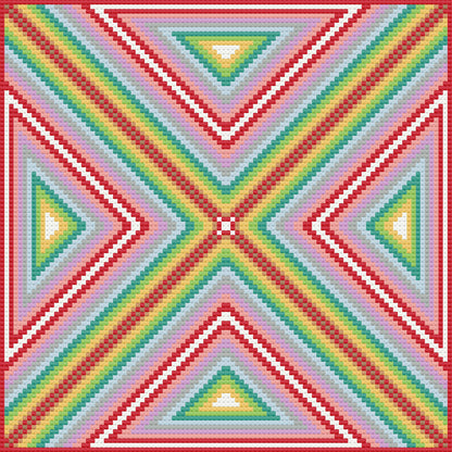 Glimmer Geometry | 100% Special Drill | Pixel Charted
