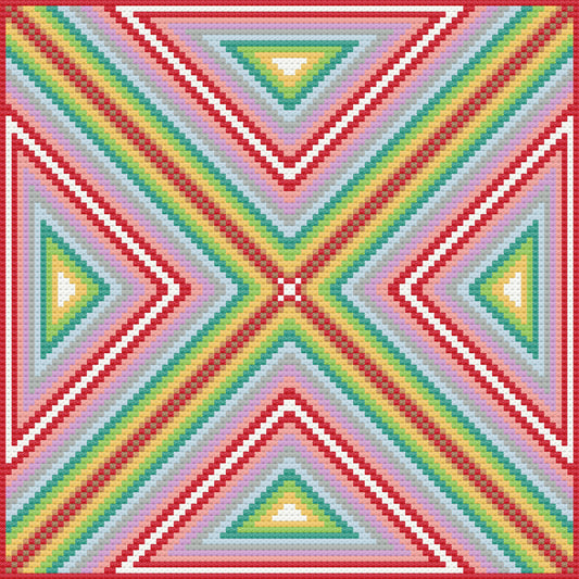 Glimmer Geometry | 100% Special Drill | Pixel Charted
