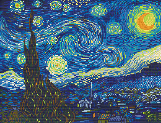 Starry Night | Pixel Charted | Ready to Ship