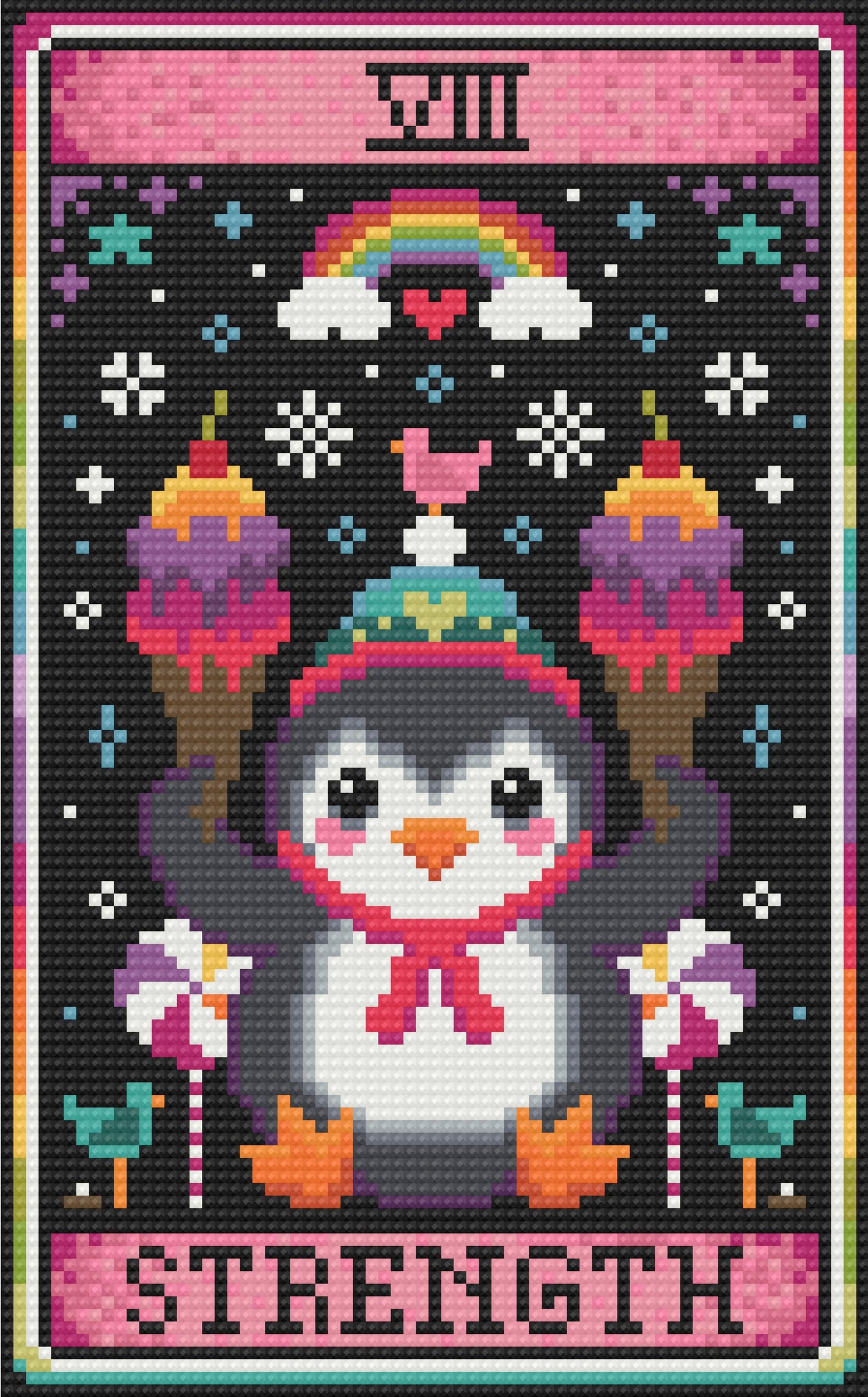 Strength VIII | Pixel Charted