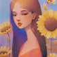 Among The Sunflowers