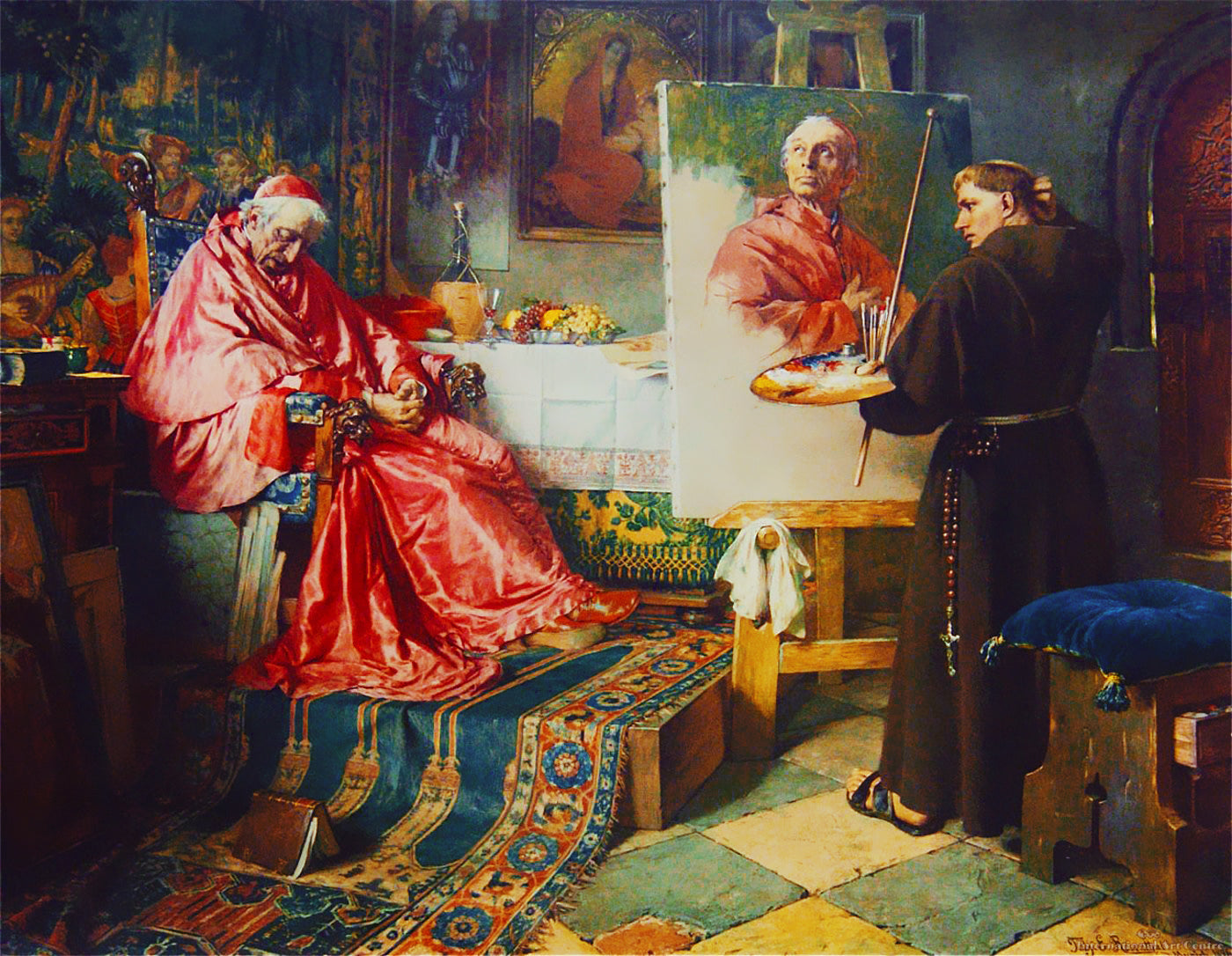 The Cardinal's Portrait | Toby Edward Rosenthal | JadedGemShop X SingleAndPlacing
