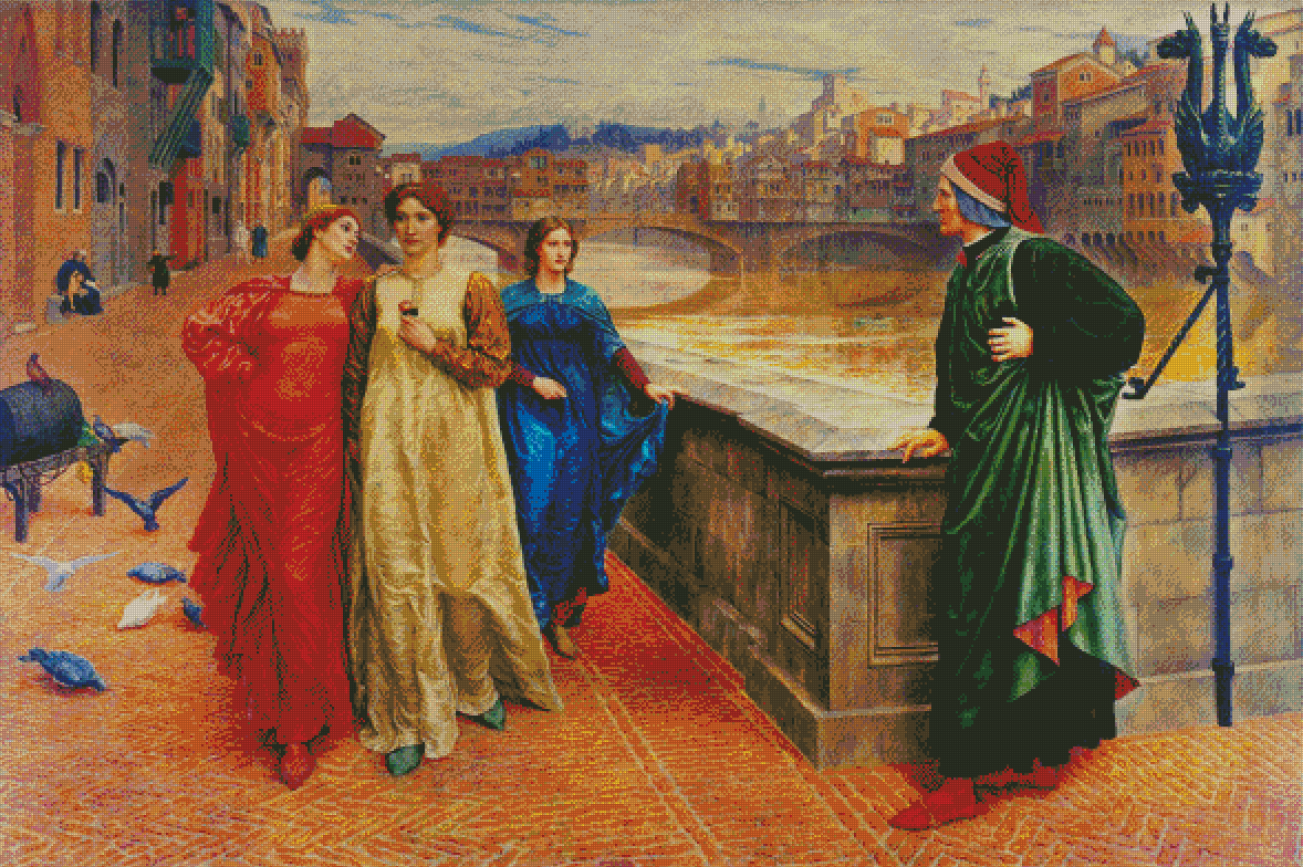 Dante and Beatrice | Henry Holiday