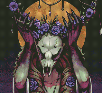 Antlers and Flowers